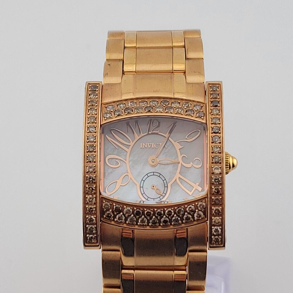 [RARE] INVICTA SWISS MADE LADIES DIAMOND SAPPHIRE MODEL 4669
